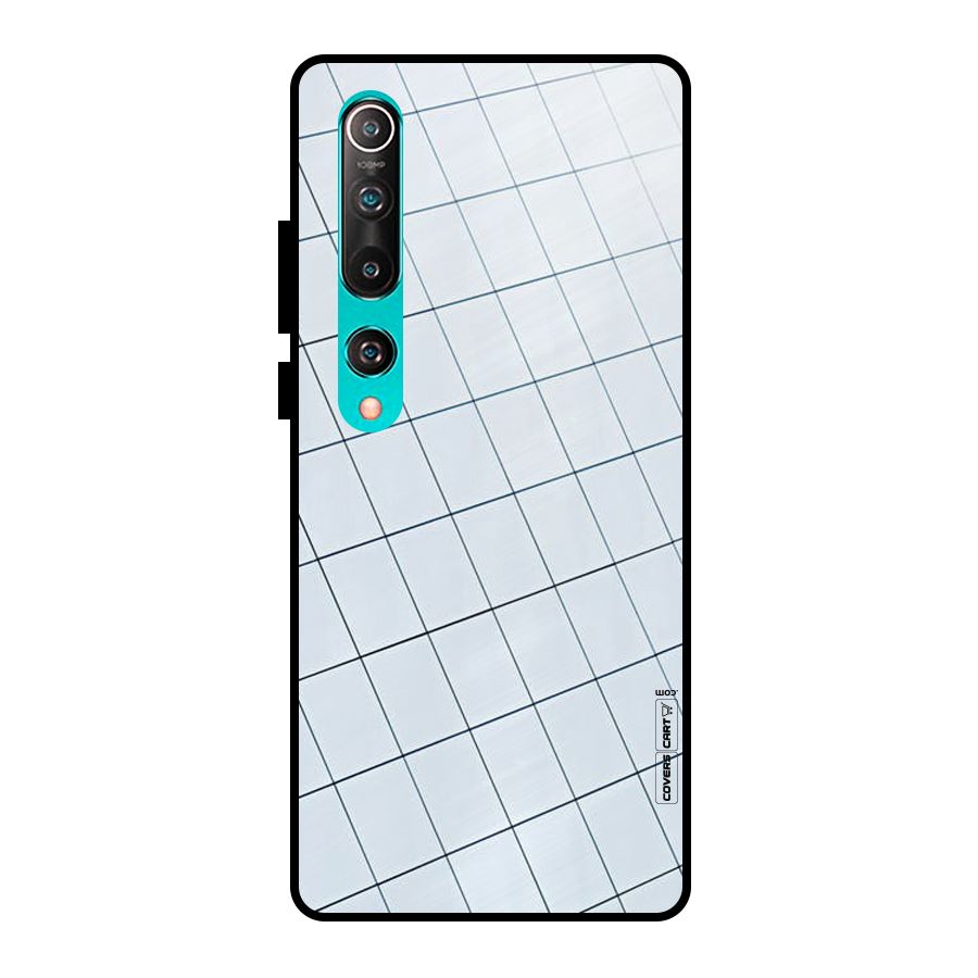 Glass Square Wall Metal Back Case for Mi 10