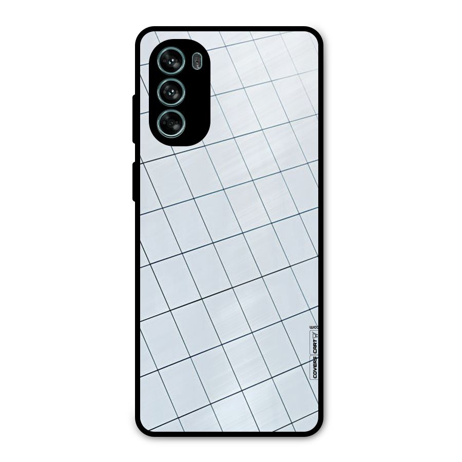 Glass Square Wall Metal Back Case for Moto G62