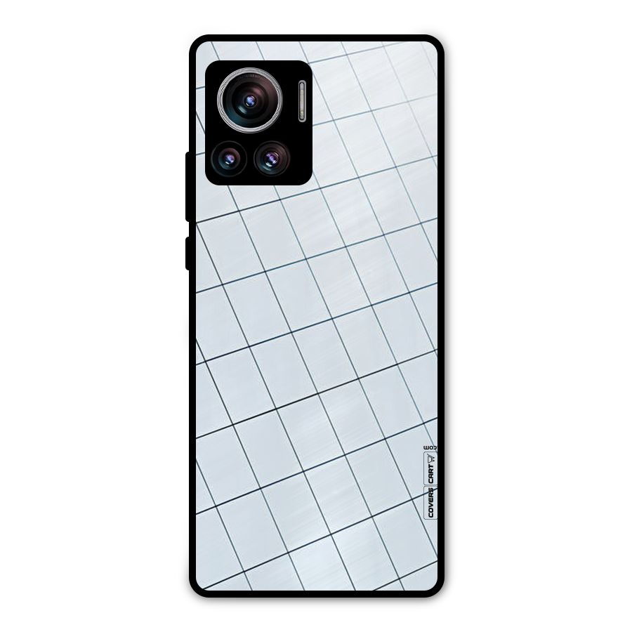 Glass Square Wall Metal Back Case for Motorola Edge 30 Ultra