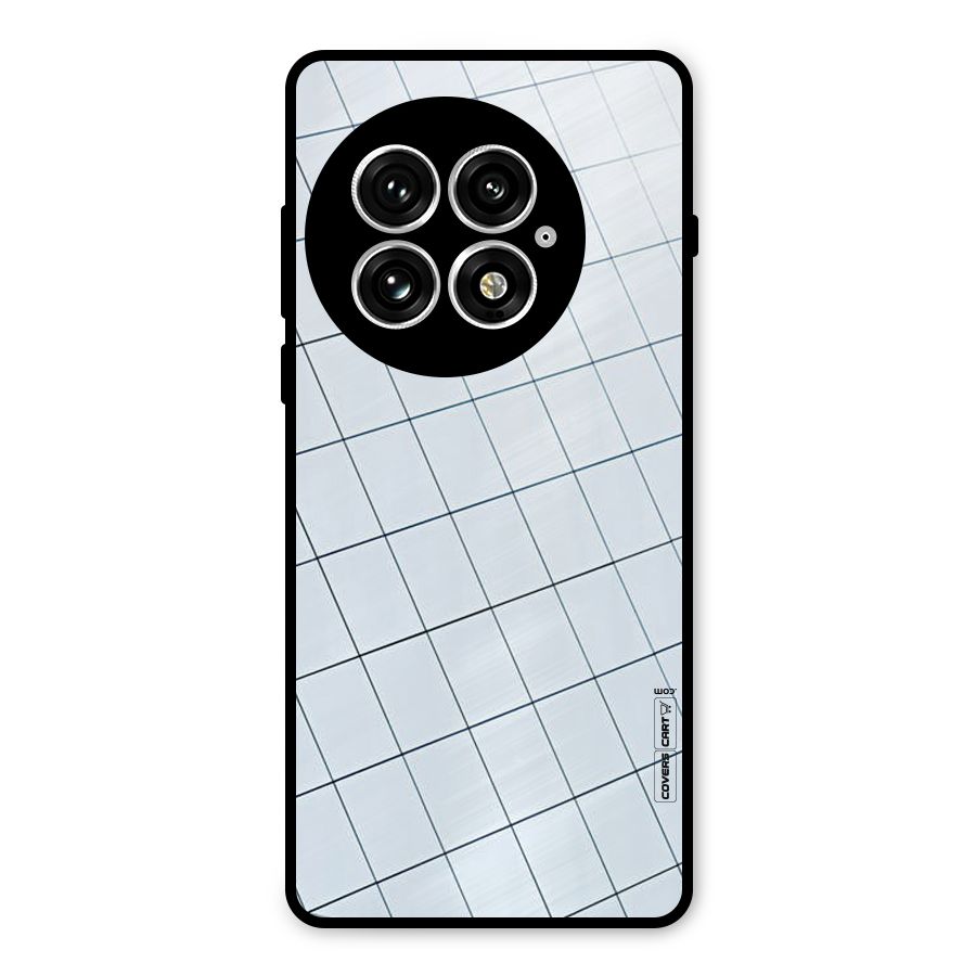 Glass Square Wall Metal Back Case for OnePlus 13