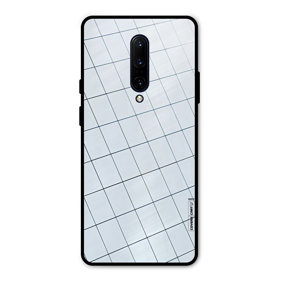 Glass Square Wall Metal Back Case for OnePlus 7 Pro