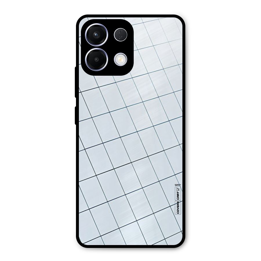 Glass Square Wall Metal Back Case for Oppo K13