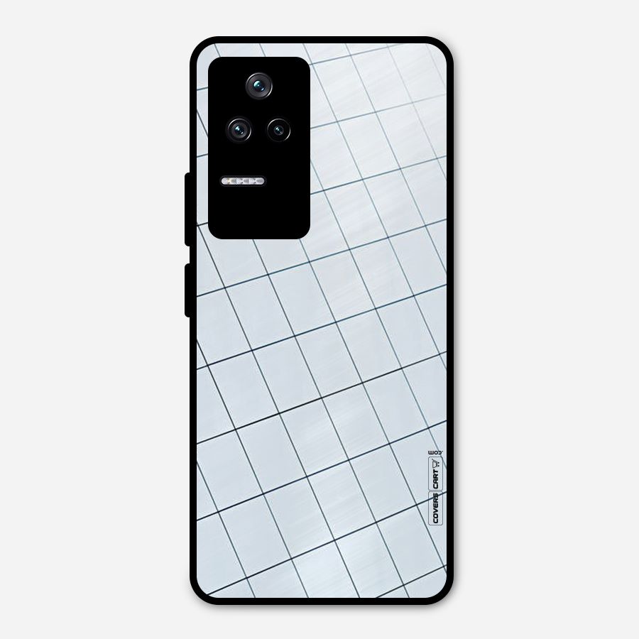 Glass Square Wall Metal Back Case for Poco F4 5G