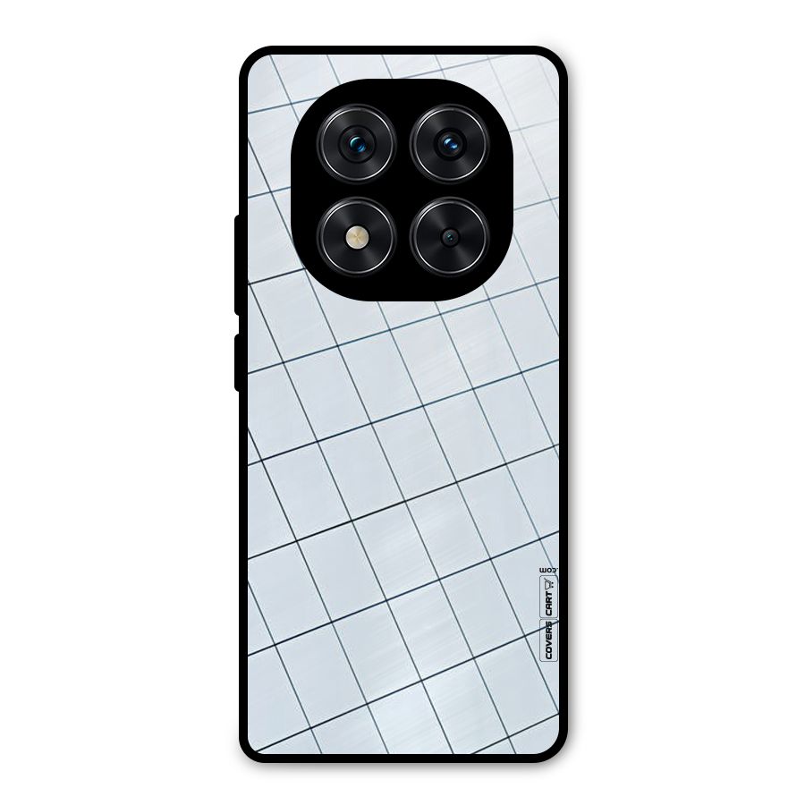 Glass Square Wall Metal Back Case for Poco X7