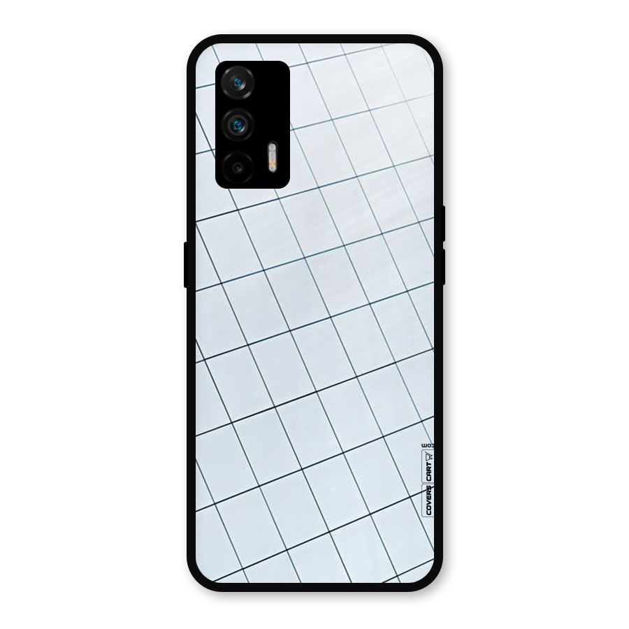 Glass Square Wall Metal Back Case for Realme GT 5G