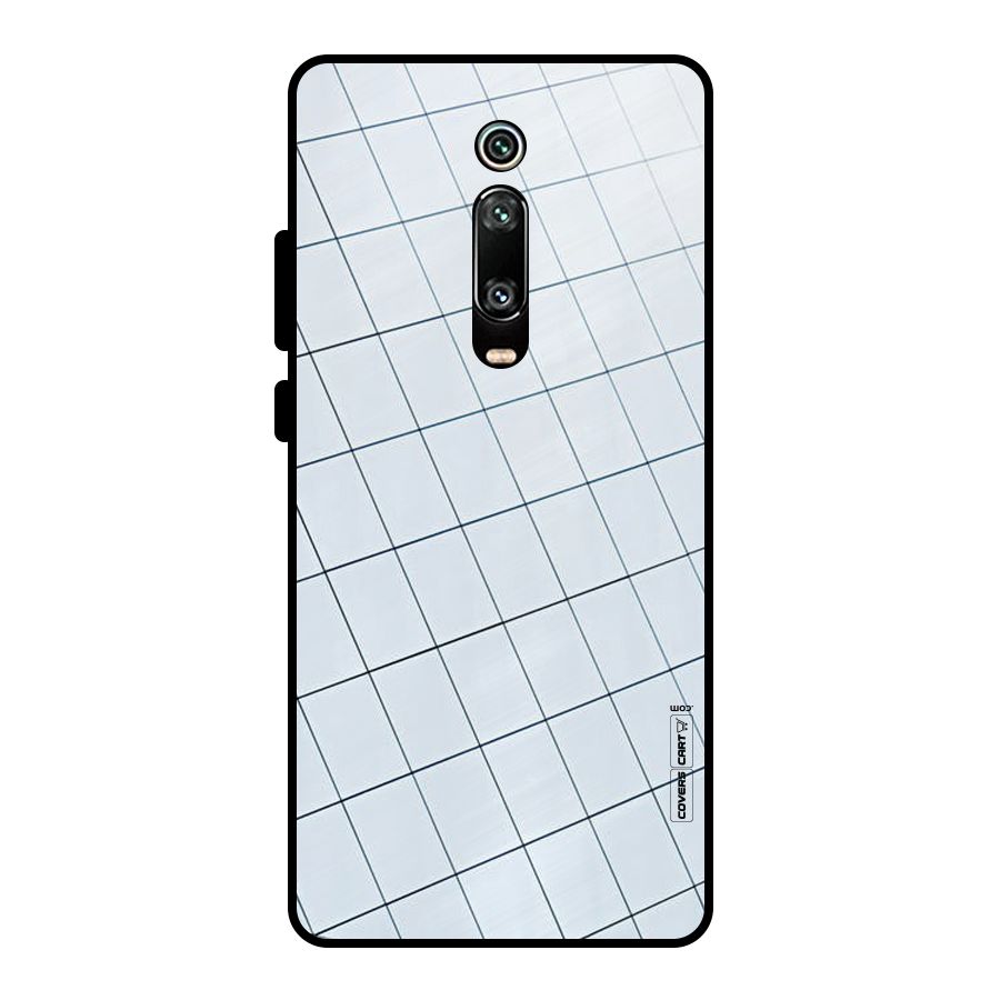 Glass Square Wall Metal Back Case for Redmi K20