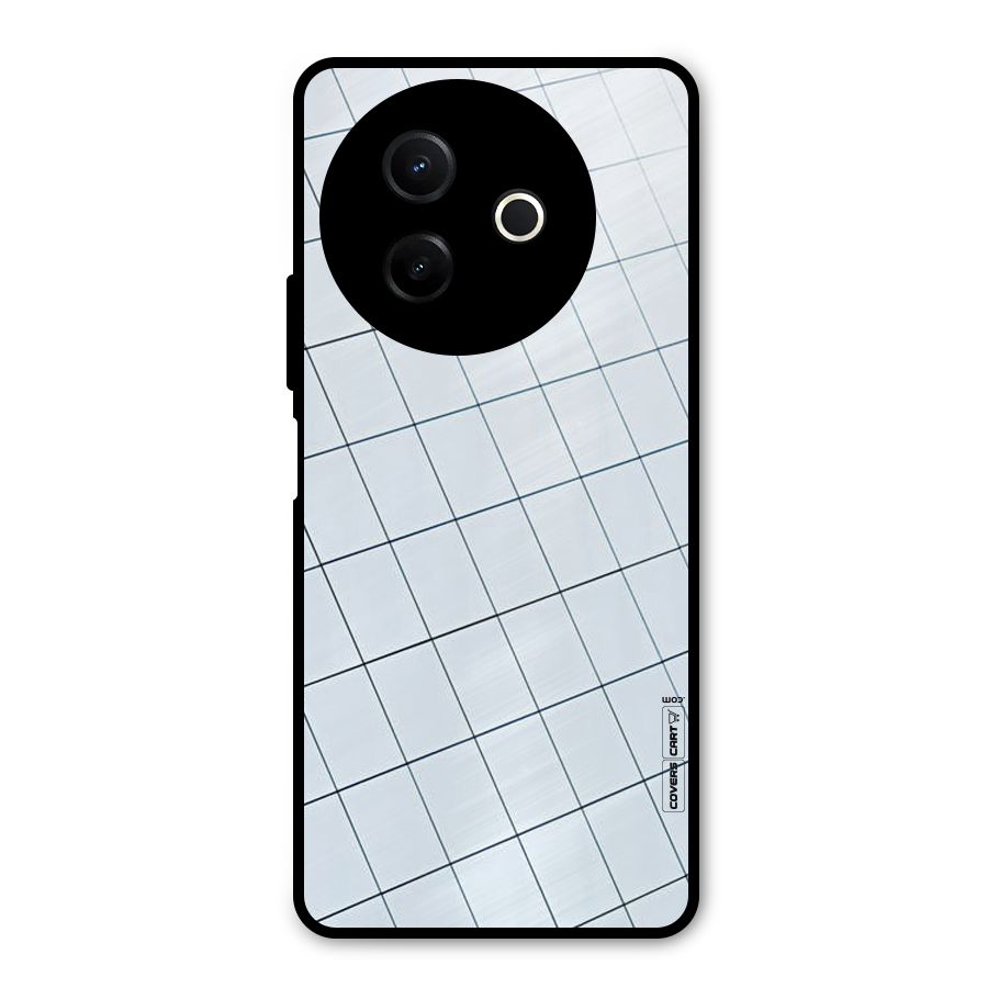 Glass Square Wall Metal Back Case for Vivo Y39