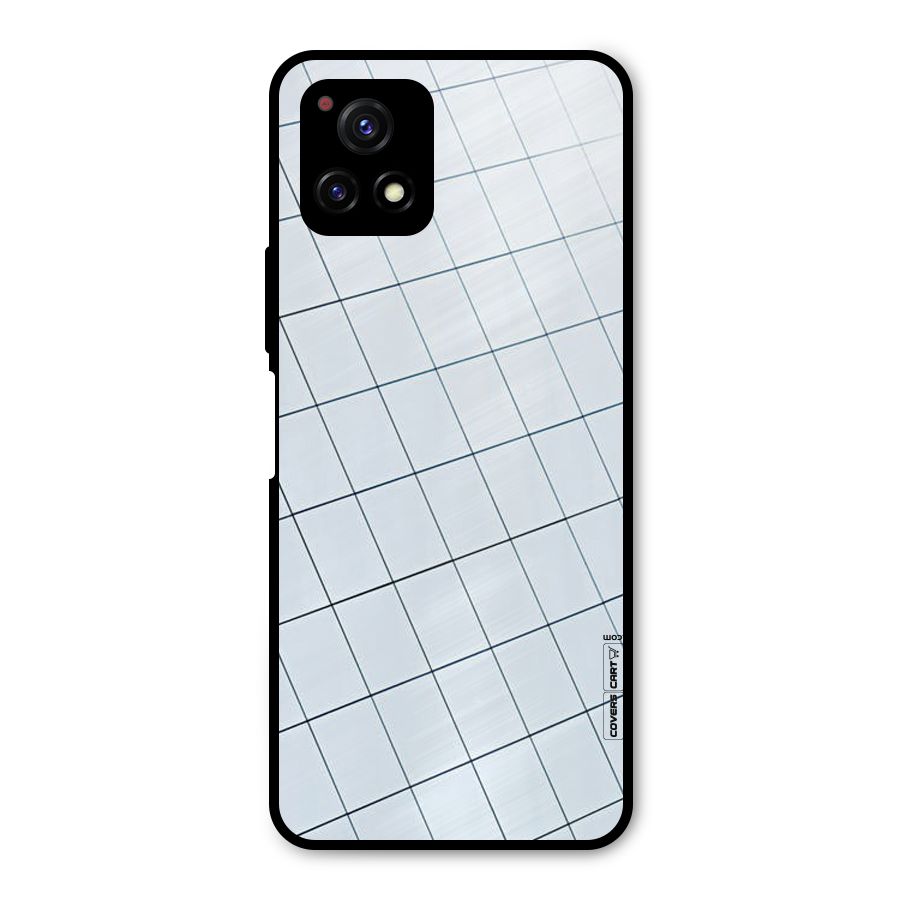 Glass Square Wall Metal Back Case for Vivo Y72 5G
