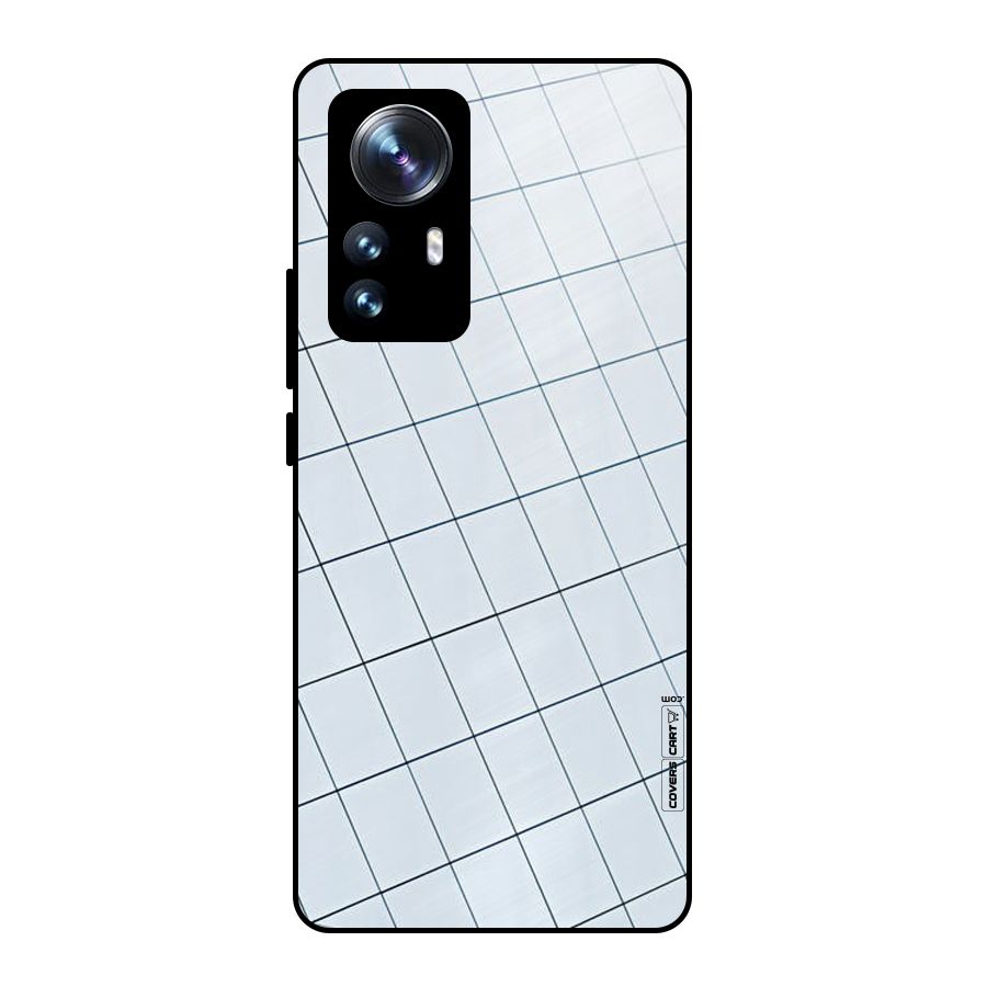 Glass Square Wall Metal Back Case for Xiaomi 12 Pro