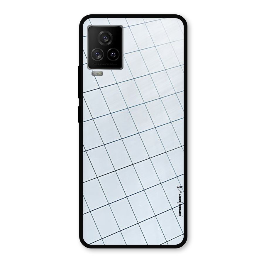 Glass Square Wall Metal Back Case for iQOO 7 Legend 5G