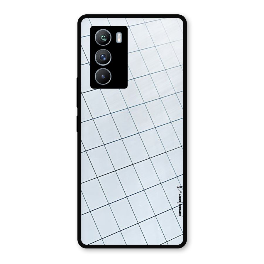 Glass Square Wall Metal Back Case for iQOO 9 SE