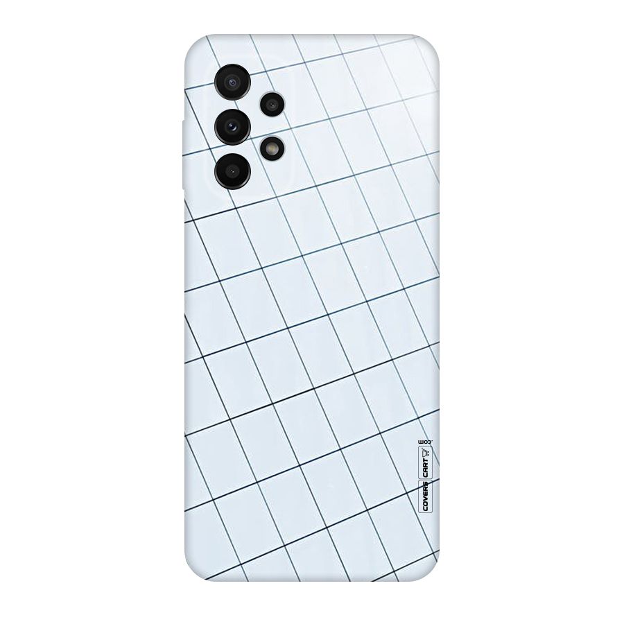 Glass Square Wall Original Polycarbonate Back Case for Galaxy A23