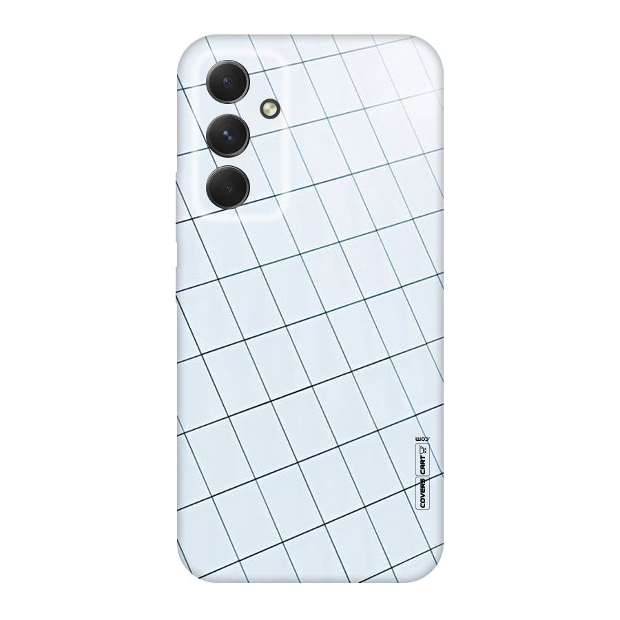 Glass Square Wall Original Polycarbonate Back Case for Galaxy A54