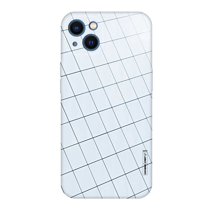 Glass Square Wall Original Polycarbonate Back Case for iPhone 13