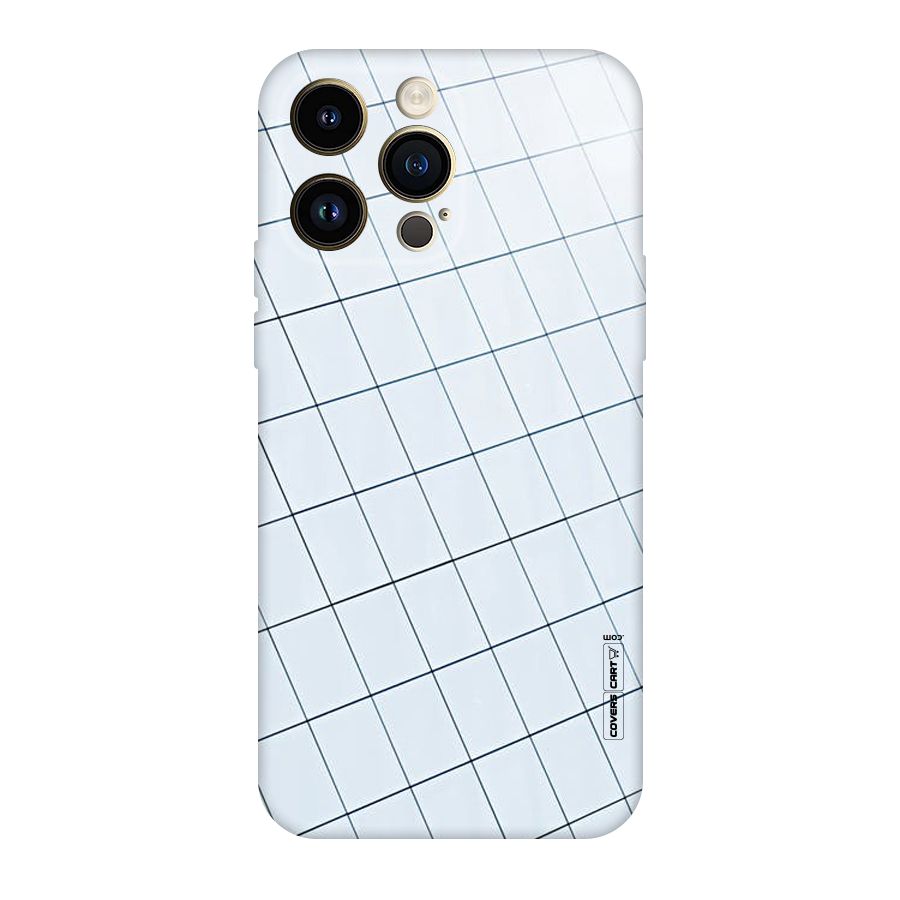 Glass Square Wall Original Polycarbonate Back Case for iPhone 14 Pro Max