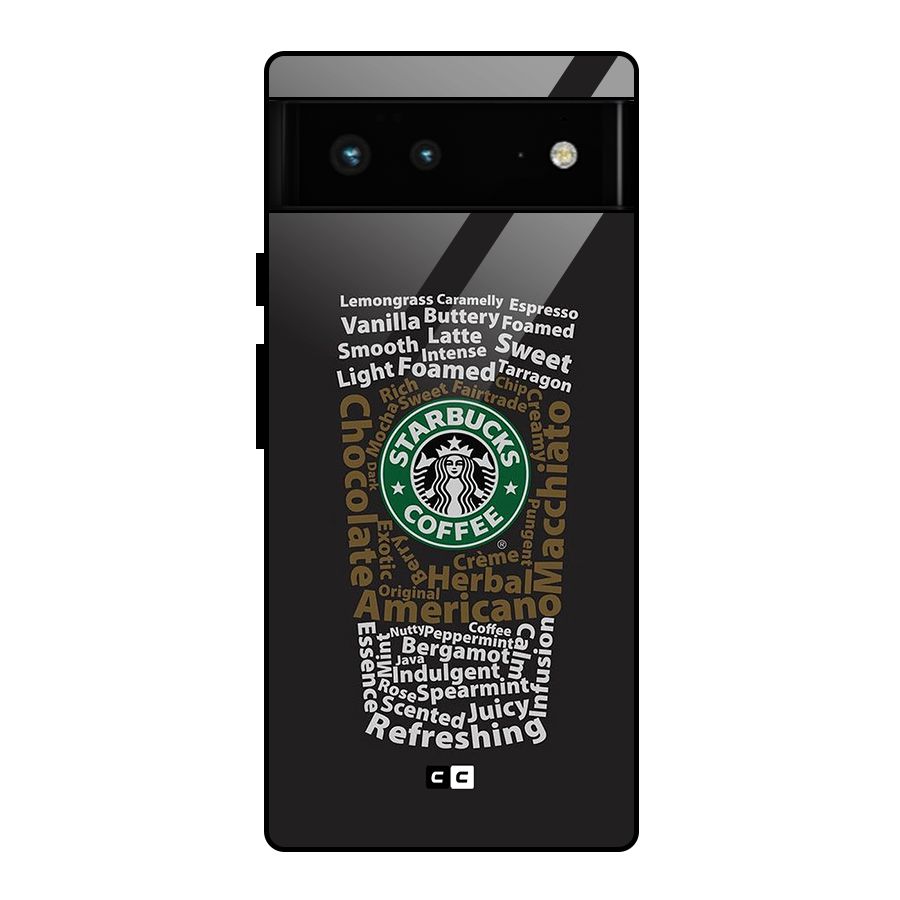 Glass StarBucks Glass Back Case for Google Pixel 6