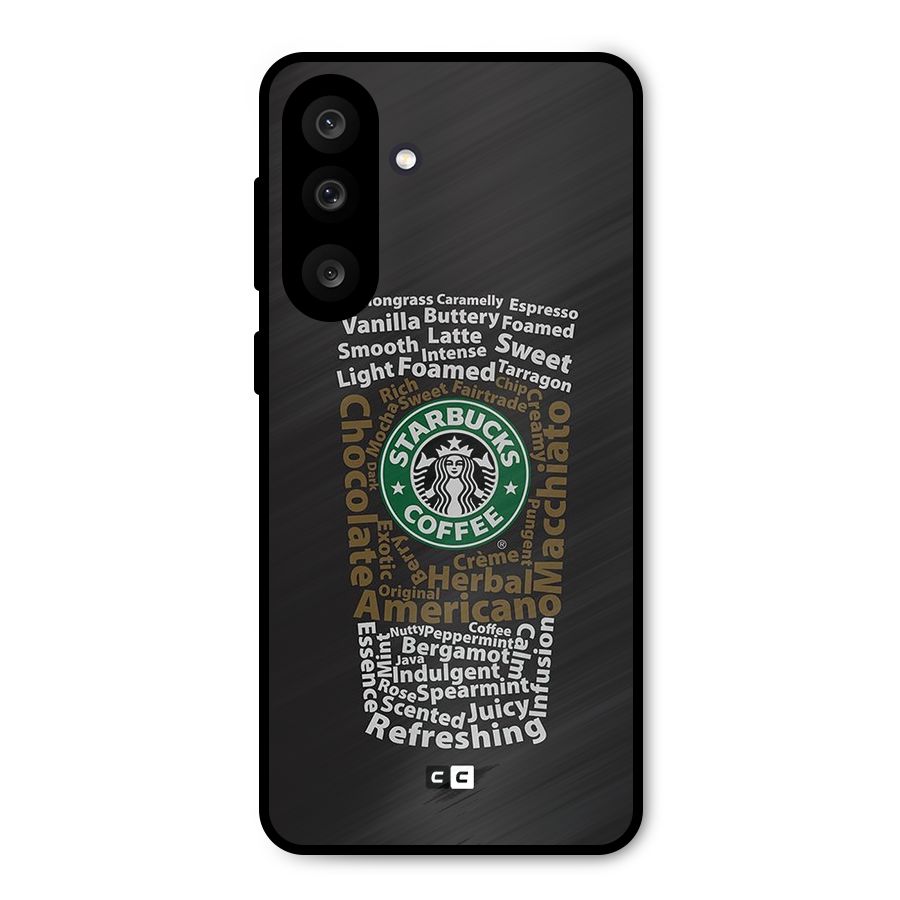 Glass StarBucks Metal Back Case for Galaxy M56