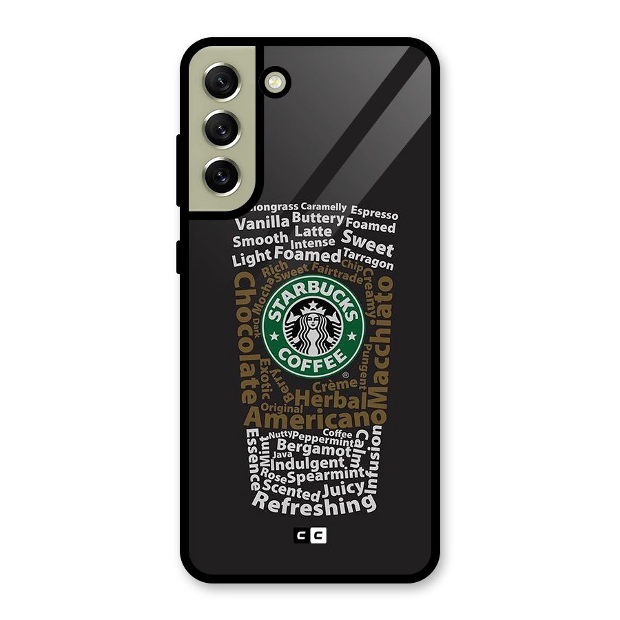 Glass StarBucks Metal Back Case for Galaxy S21 FE 5G (2023)