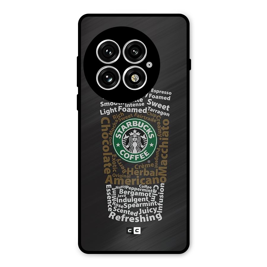 Glass StarBucks Metal Back Case for OnePlus 13