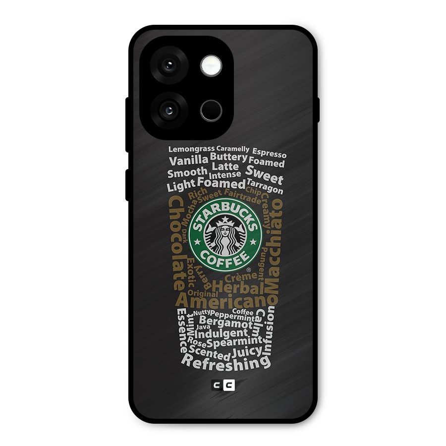Glass StarBucks Metal Back Case for OnePlus 13s