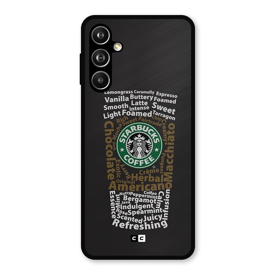 Glass StarBucks Metal Back Case for Samsung Galaxy M54