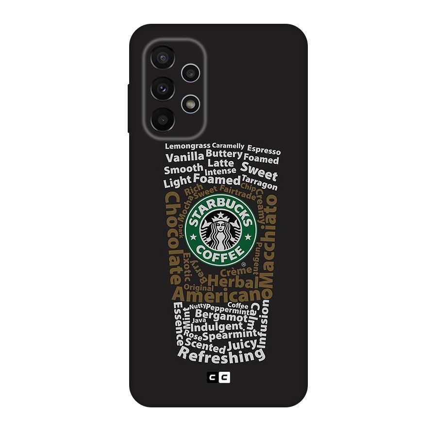 Glass StarBucks Original Polycarbonate Back Case for Galaxy A23