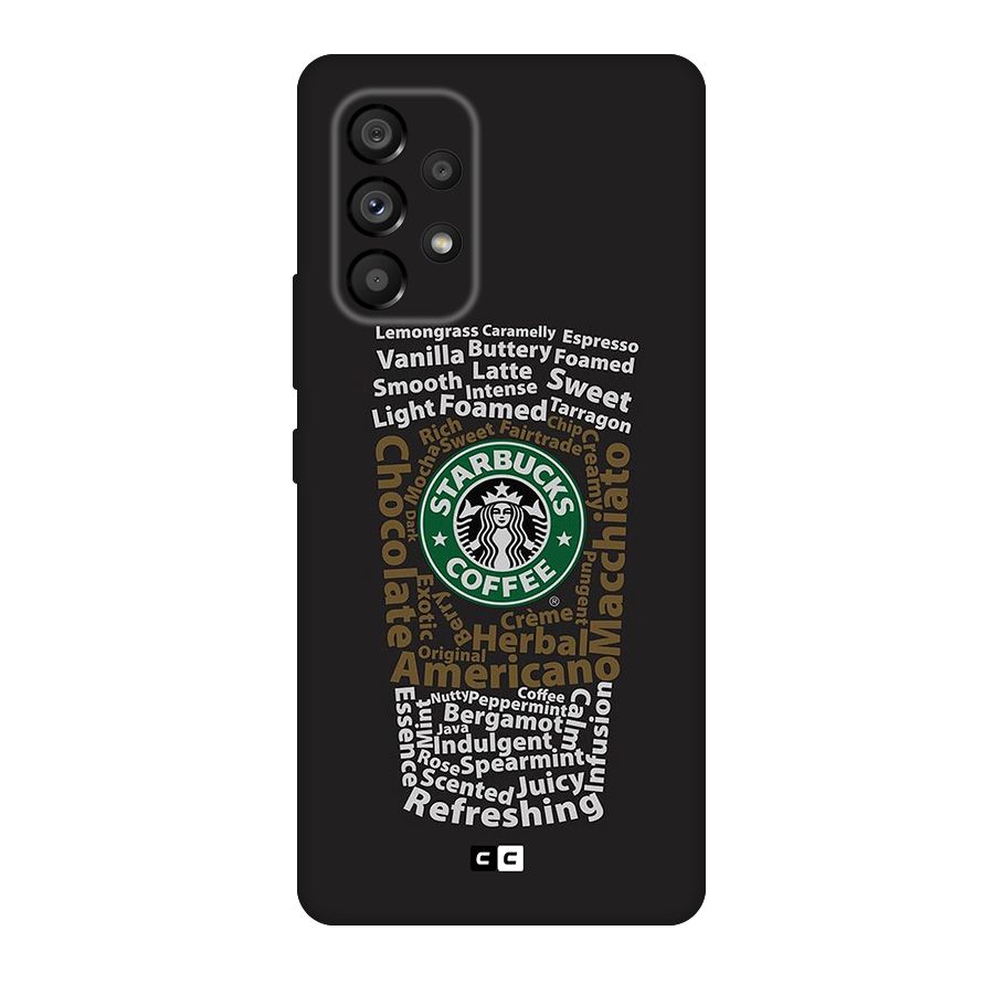 Glass StarBucks Original Polycarbonate Back Case for Galaxy A53 5G