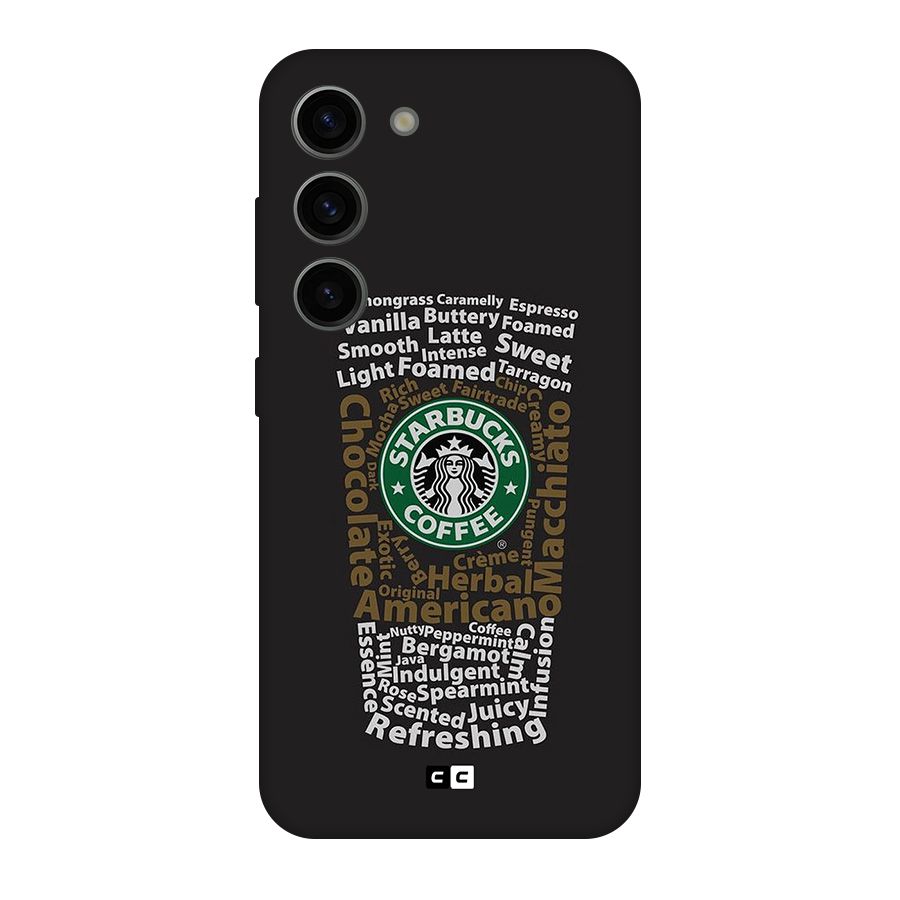Glass StarBucks Original Polycarbonate Back Case for Galaxy S23