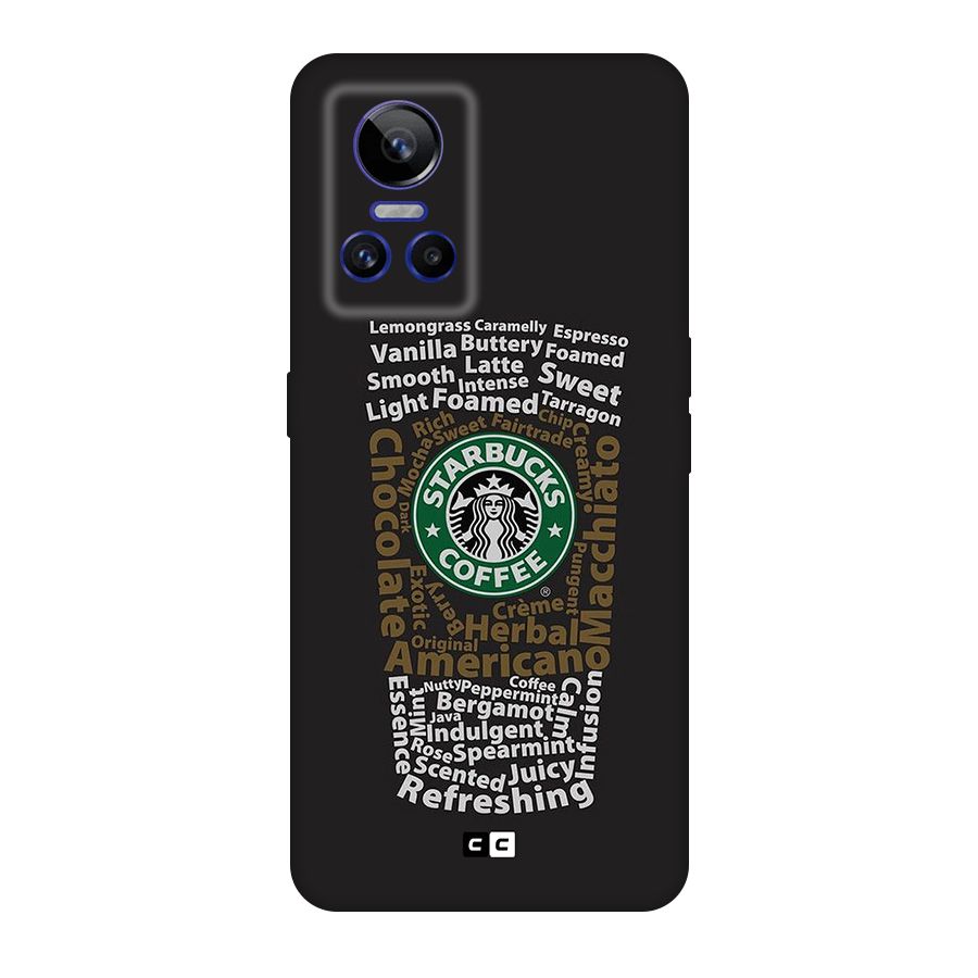 Glass StarBucks Original Polycarbonate Back Case for Realme GT Neo 3