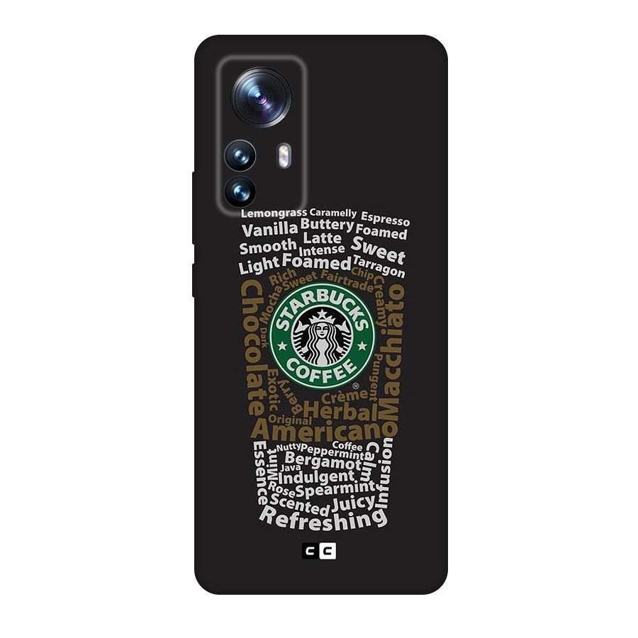 Glass StarBucks Original Polycarbonate Back Case for Xiaomi 12 Pro