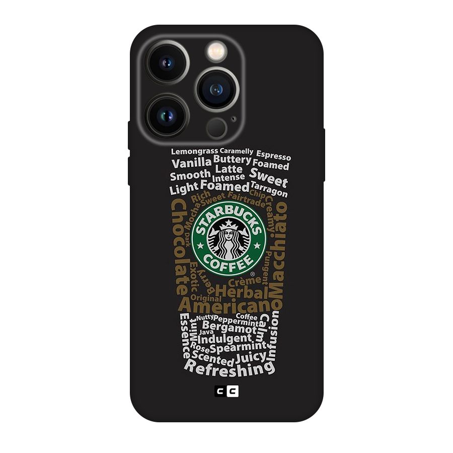 Glass StarBucks Original Polycarbonate Back Case for iPhone 14 Pro