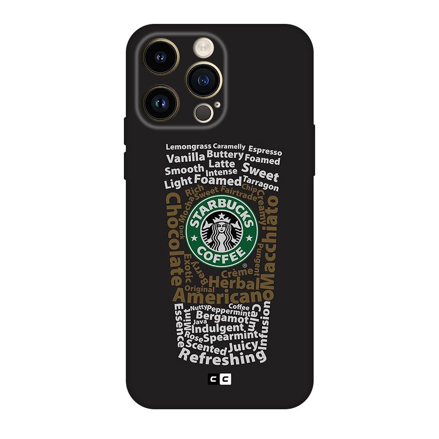 Glass StarBucks Original Polycarbonate Back Case for iPhone 14 Pro Max