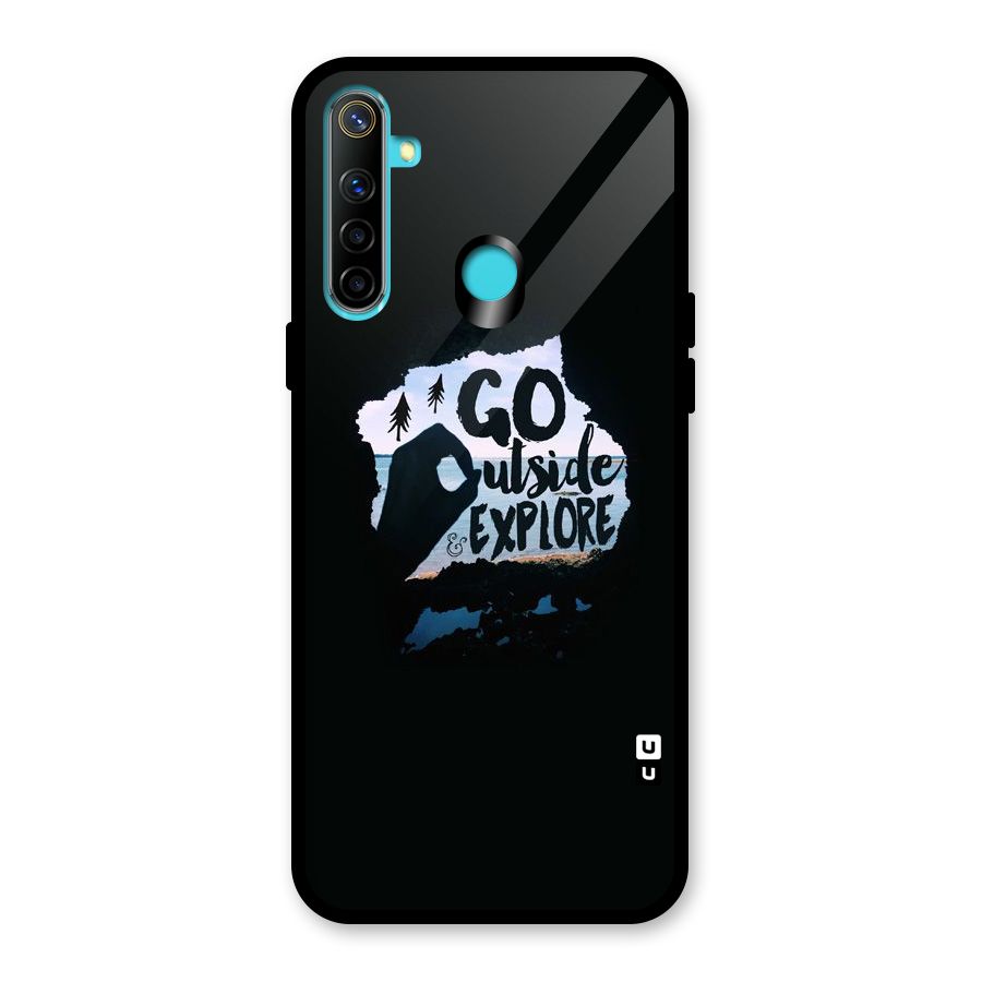 Go Outside Glass Back Case for Realme Narzo 10