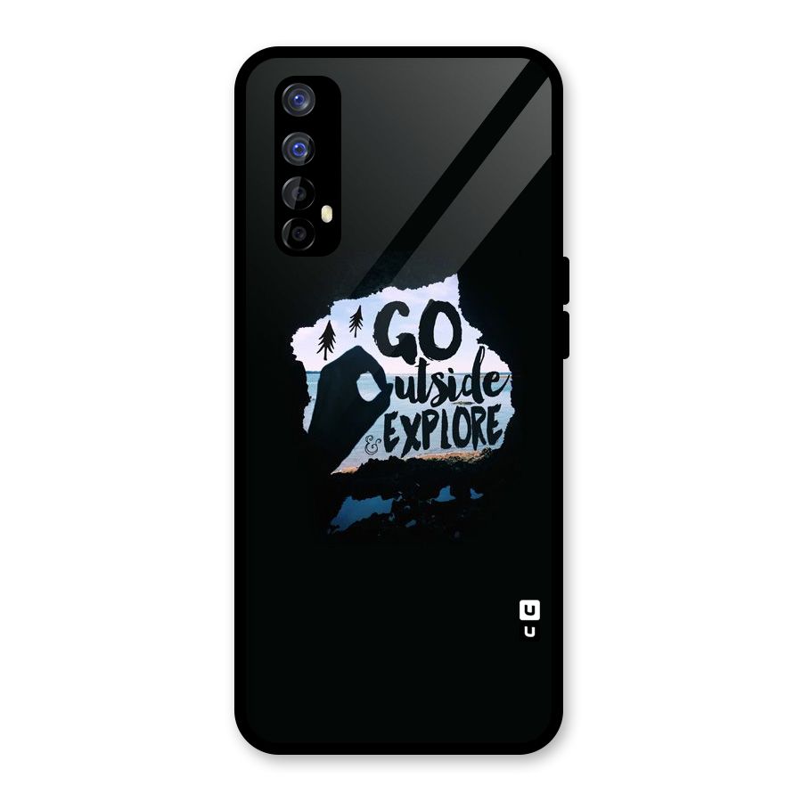 Go Outside Glass Back Case for Realme Narzo 20 Pro
