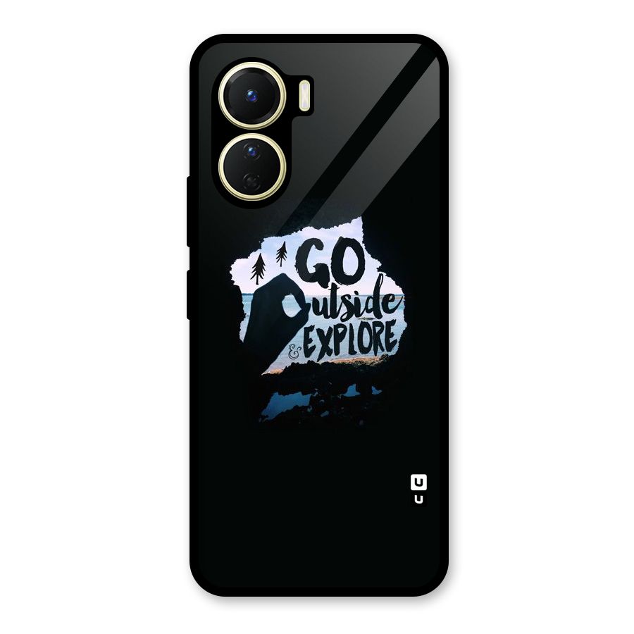 Go Outside Glass Back Case for Vivo Y16