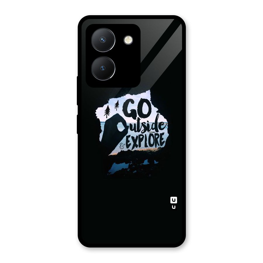 Go Outside Glass Back Case for Vivo Y36