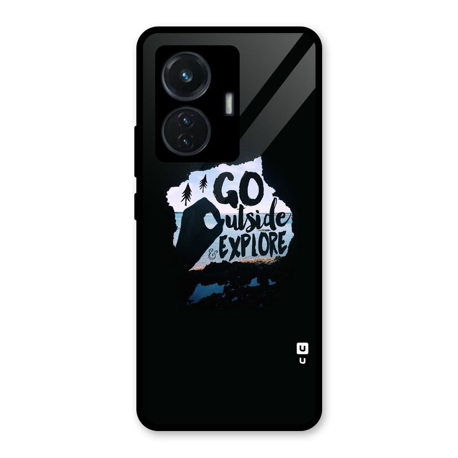 Go Outside Glass Back Case for iQOO Z6 44W