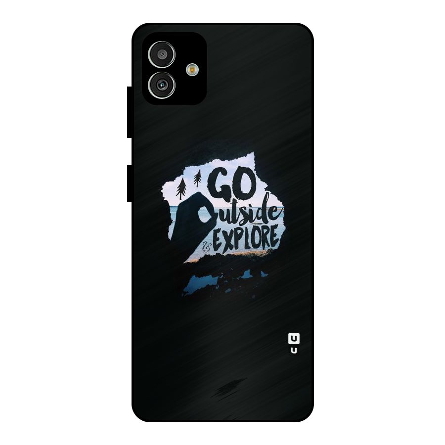 Go Outside Metal Back Case for Galaxy M13 5G