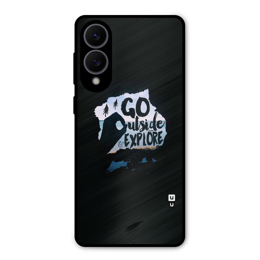 Go Outside Metal Back Case for Galaxy S25 Edge