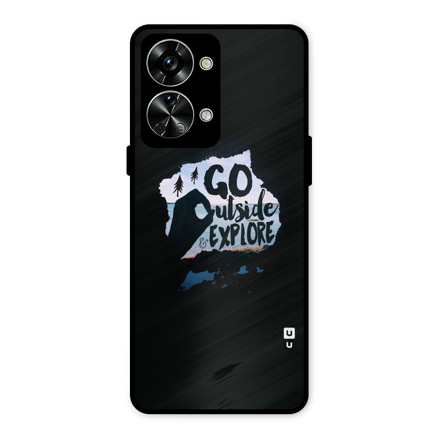 Go Outside Metal Back Case for OnePlus Nord 2T