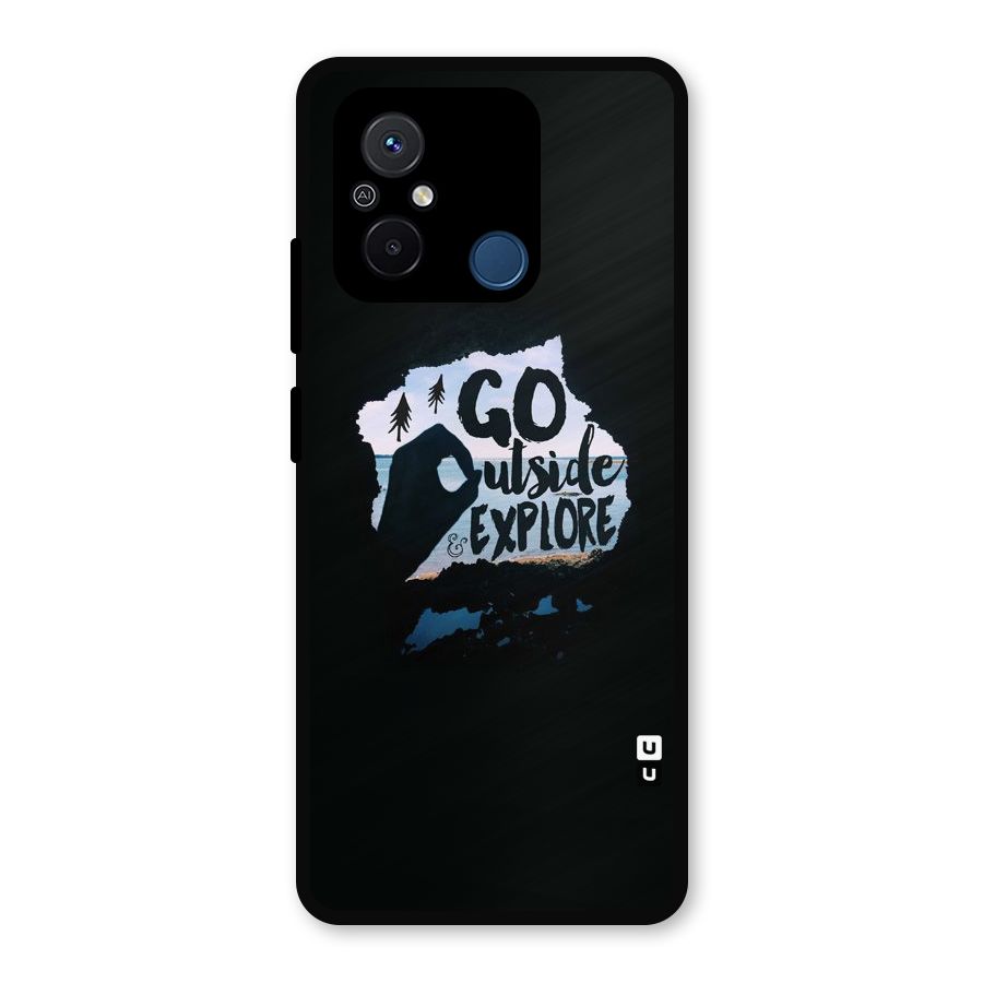 Go Outside Metal Back Case for Poco C55