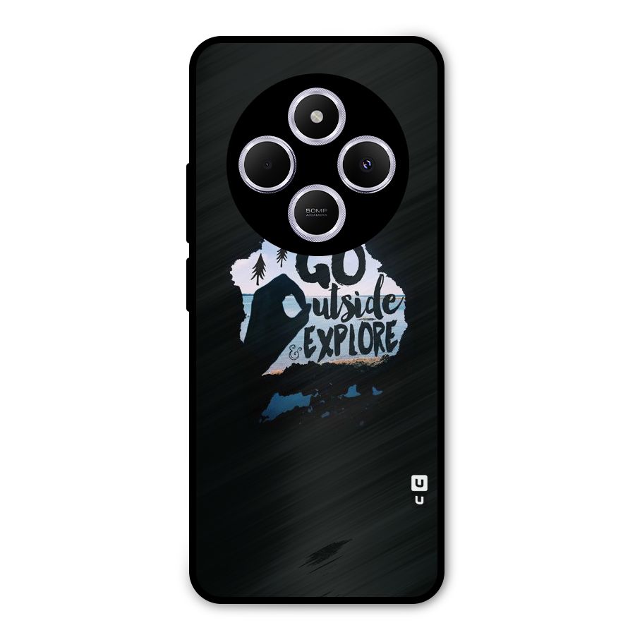 Go Outside Metal Back Case for Poco C75 5G