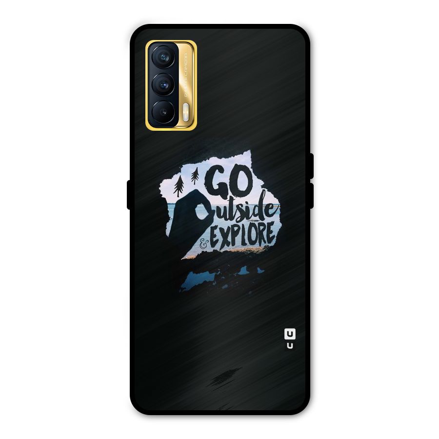 Go Outside Metal Back Case for Realme X7