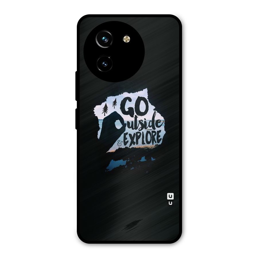Go Outside Metal Back Case for Vivo T3x
