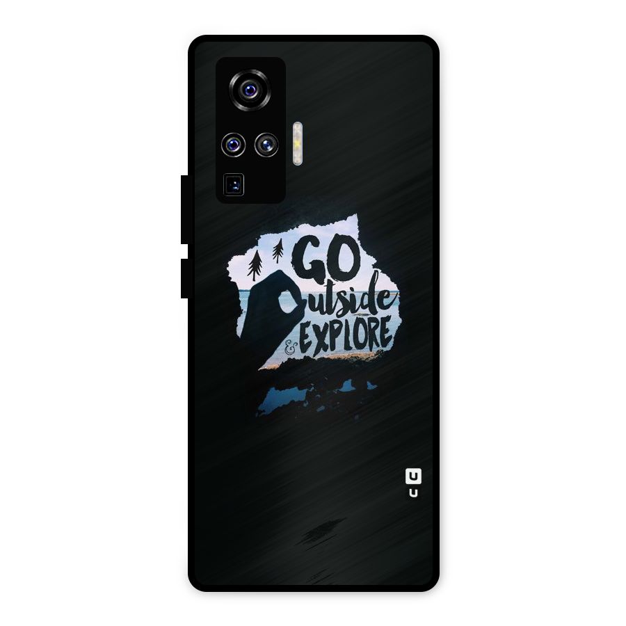 Go Outside Metal Back Case for Vivo X50 Pro