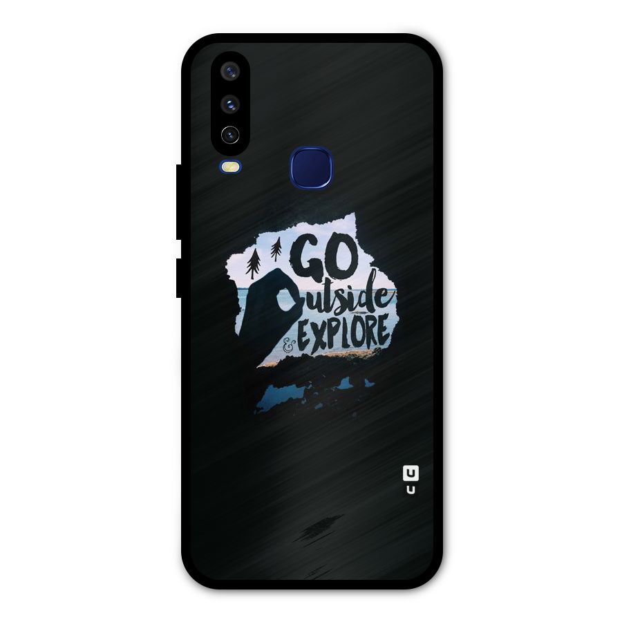 Go Outside Metal Back Case for Vivo Y12