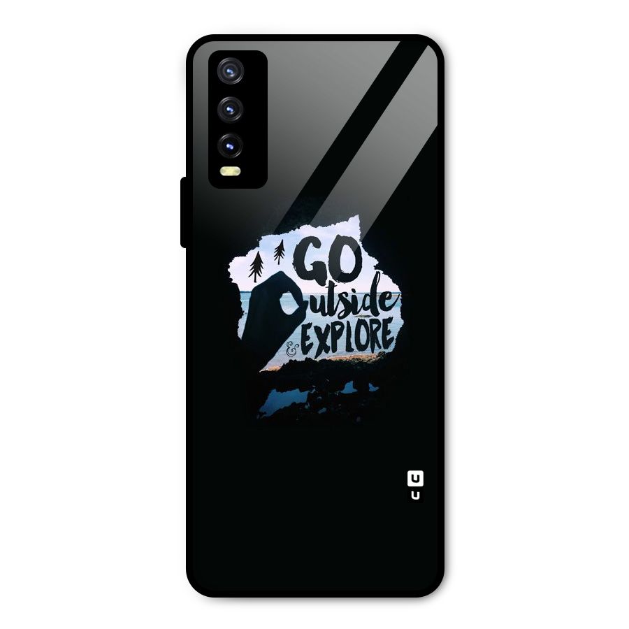 Go Outside Metal Back Case for Vivo Y20