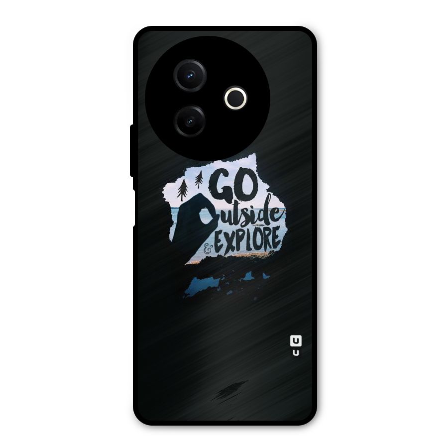 Go Outside Metal Back Case for Vivo Y39