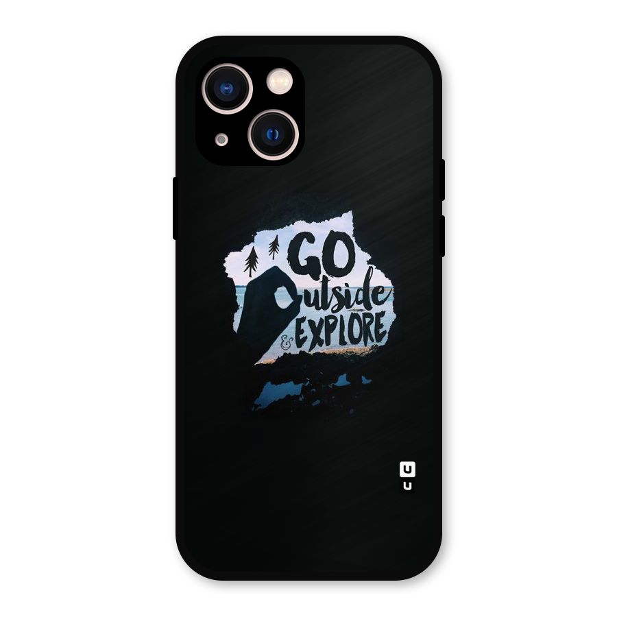 Go Outside Metal Back Case for iPhone 13