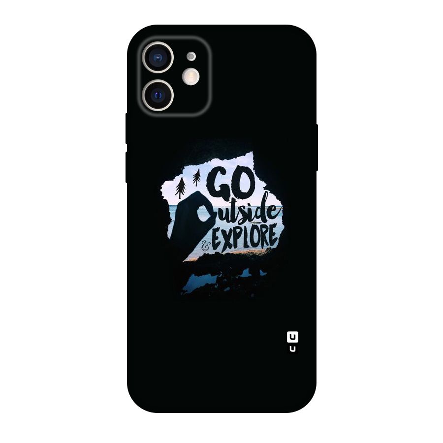 Go Outside Original Polycarbonate Back Case for iPhone 12
